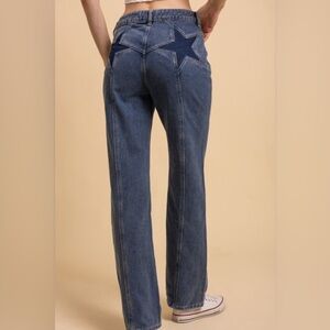 NWT Blue Velvet Star Pocket Jeans Sz Small